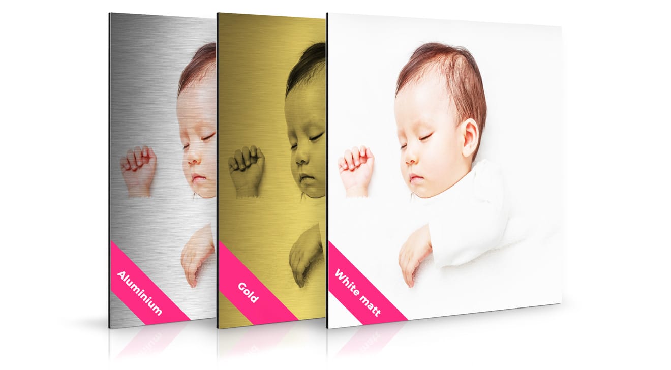 Warianty wydruków na aluminium