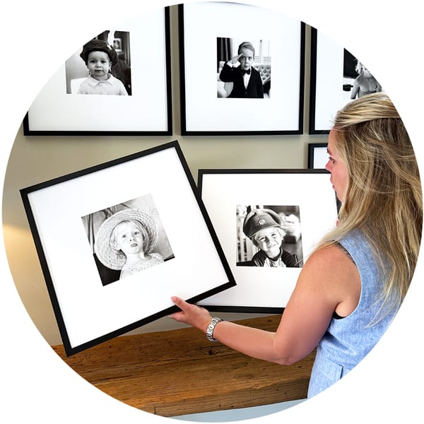 Put the frame back and move or swap it whenever you like.