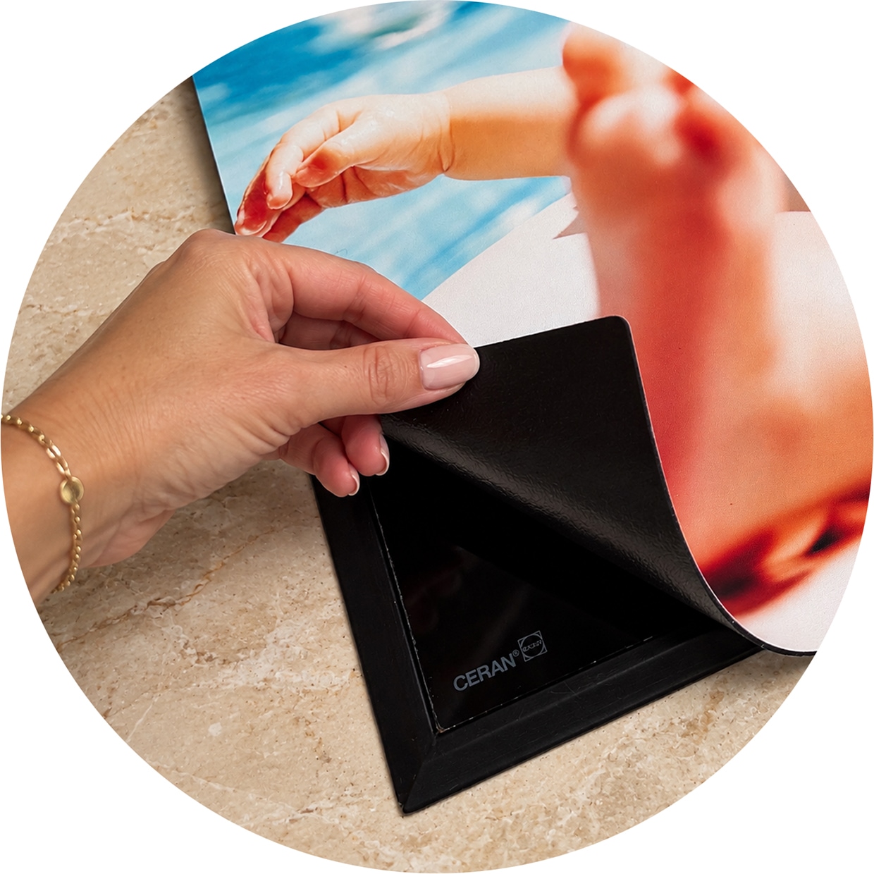 Personalised Induction Protector – stylish and decorative protection for your induction hob
