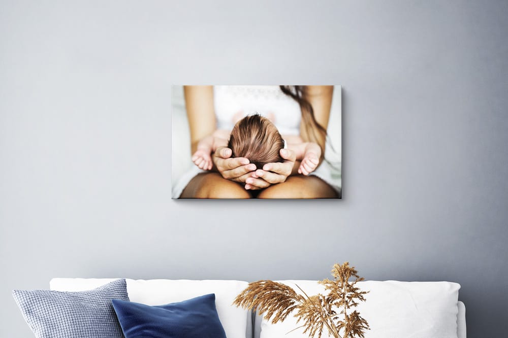 Small canvas print on the wall