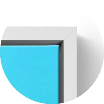 Floating frame white