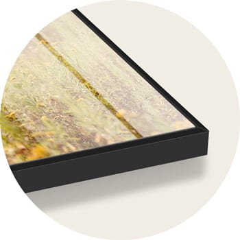 Black floating frame