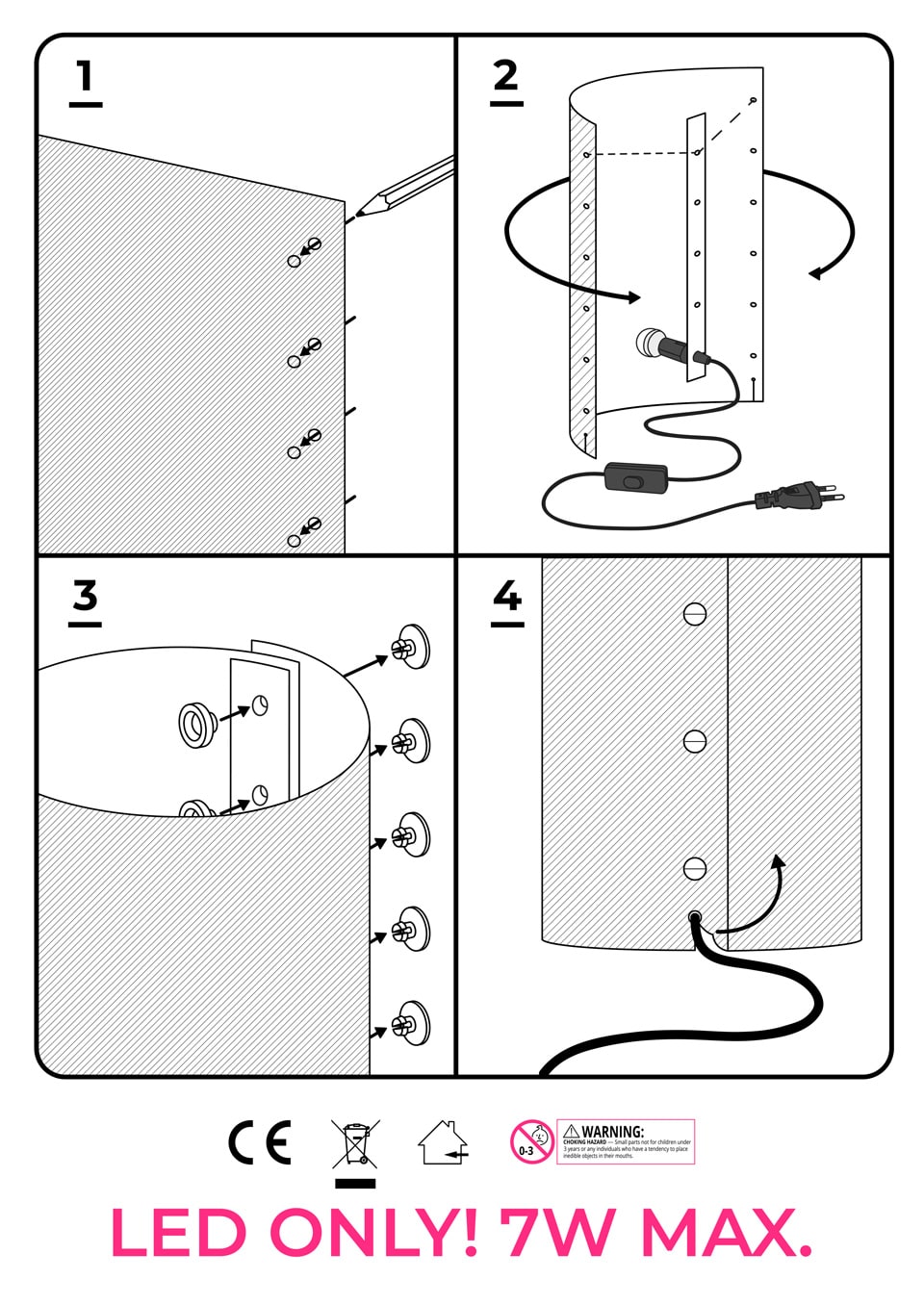 Photo on a lamp manual