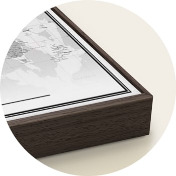 Drewniana Chocolate oak ramka