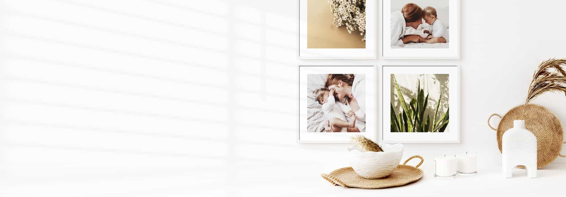 Frames. Lightweight photo frames that you can quickly and easily stick to your wall!