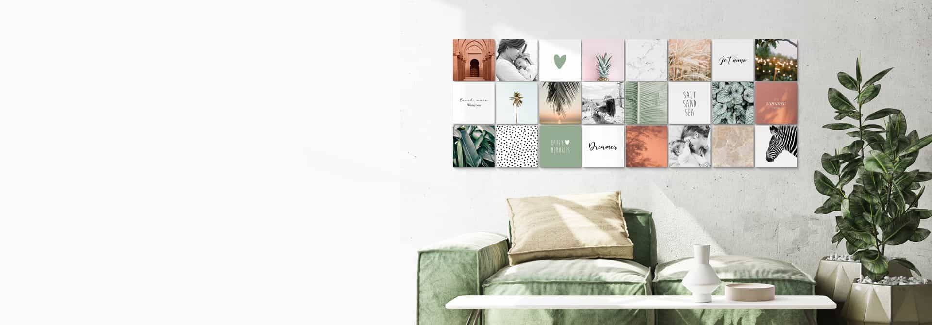 Shapes. Design your own personal photo wall!