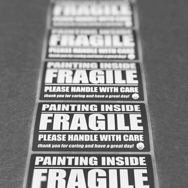 Fragile canvas prints